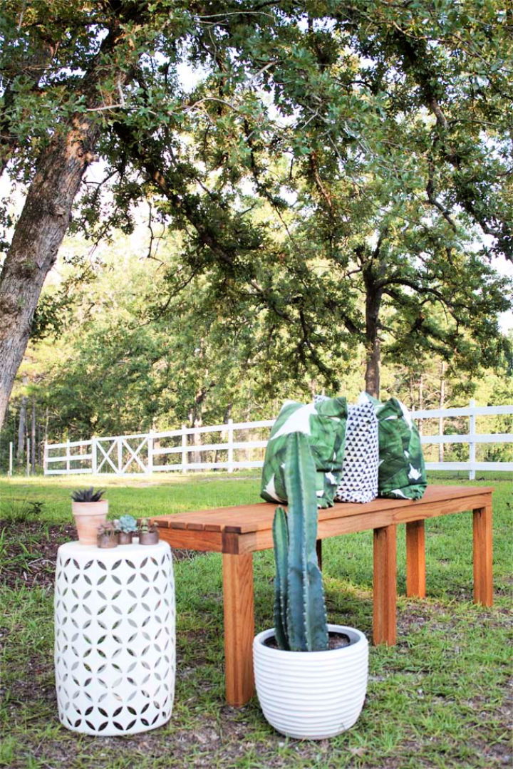 Build a Garden Bench