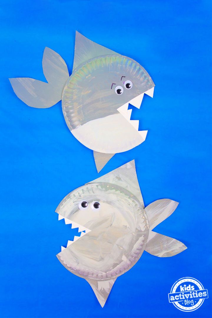 DIY Paper Plate Shark