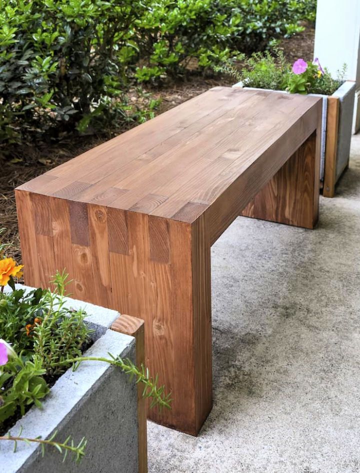 Garden Bench Inspired by Williams Sonoma 1 1