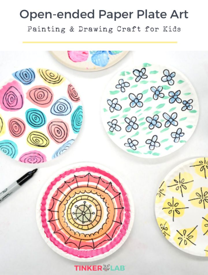 Open Ended Paper Plate Art