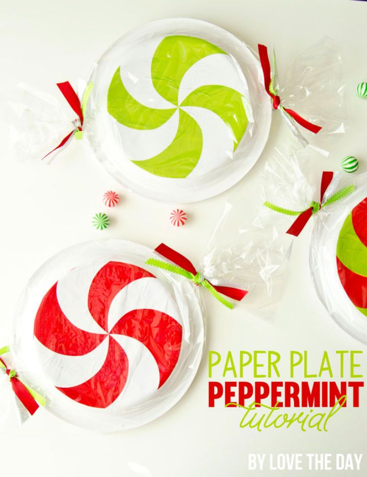 Paper Plate Peppermint Craft