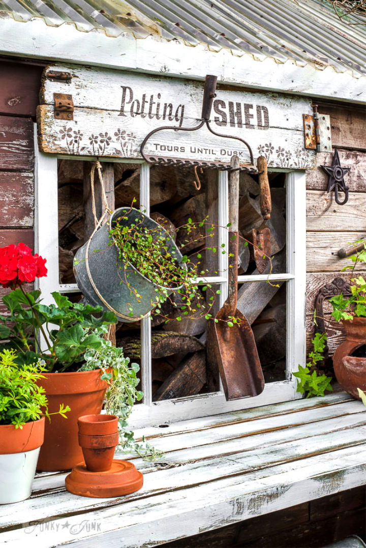 Potting Shed Garden Sign