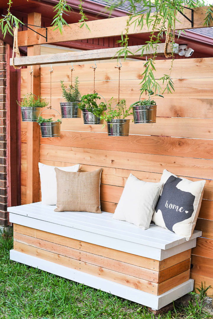 Storage Garden Bench