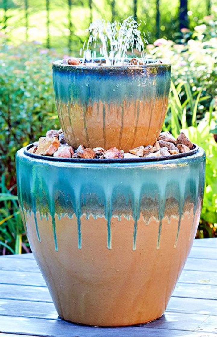 Two tier Garden Water Fountain