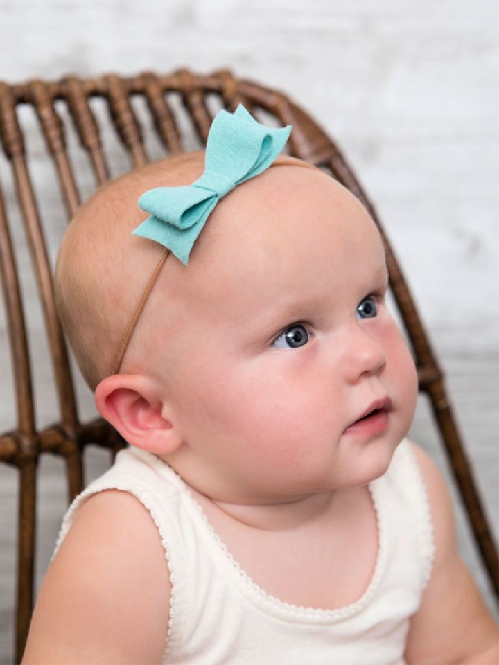 Baby Girl Headbands Using Nylons