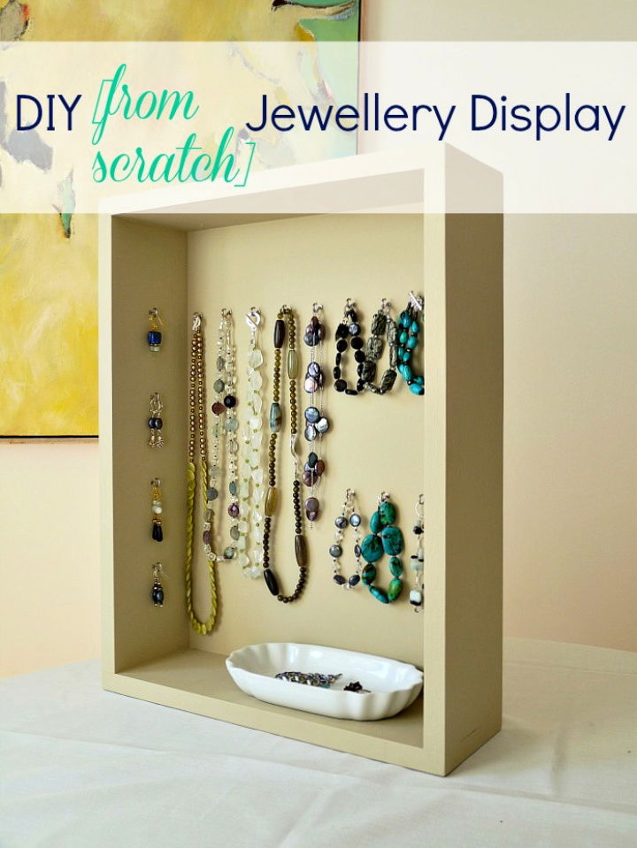 DIY Jewelry Display Stand - Happy Hour Projects