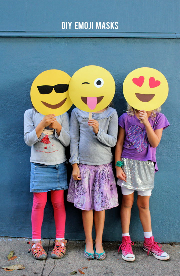 Homemade Emoji Masks