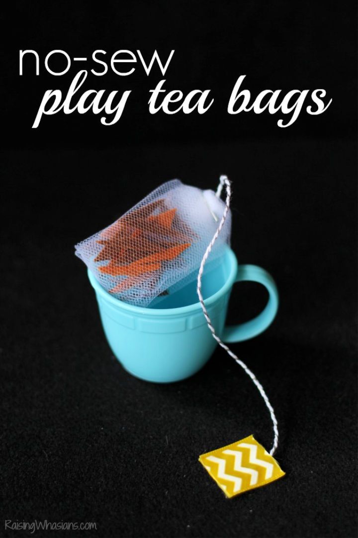 DIY No Sew Play Tea Bags