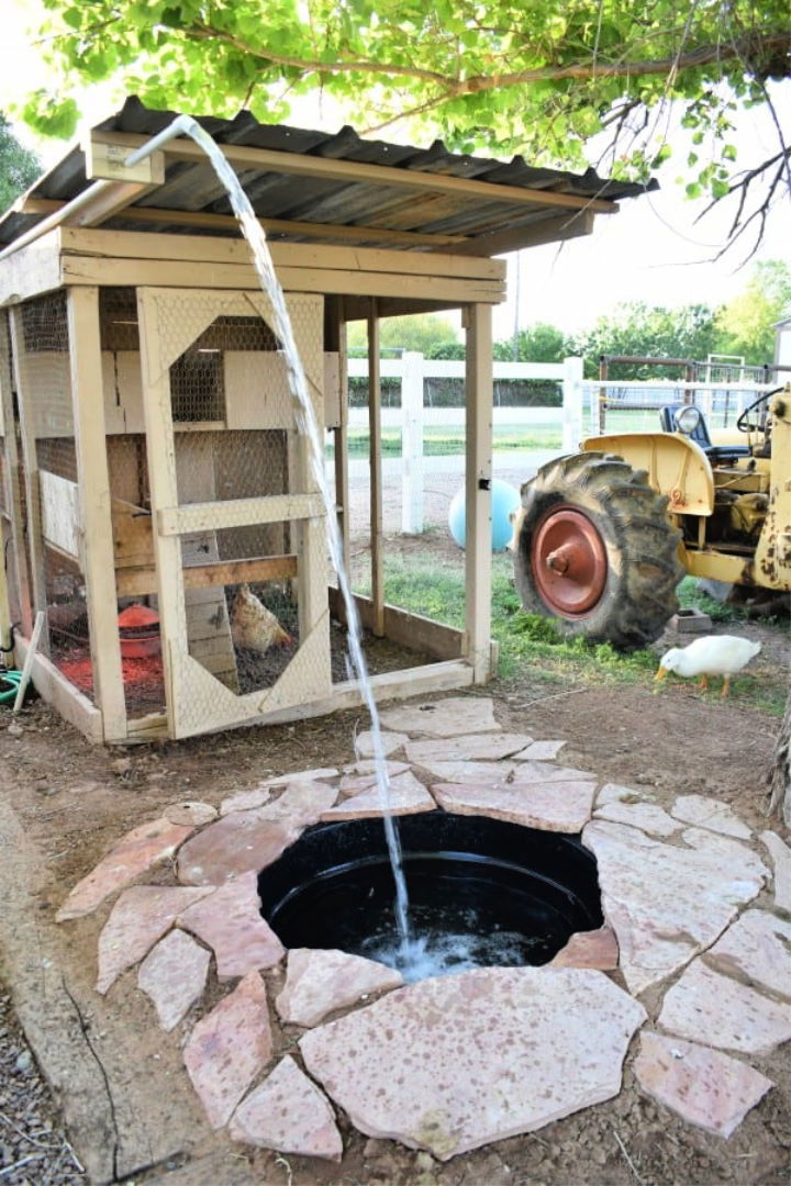 Easy drain Duck Pond