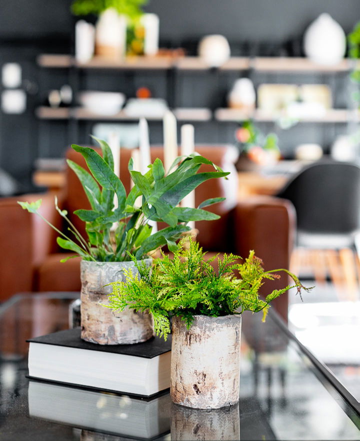 Faux Cement Planter Using Tin Can