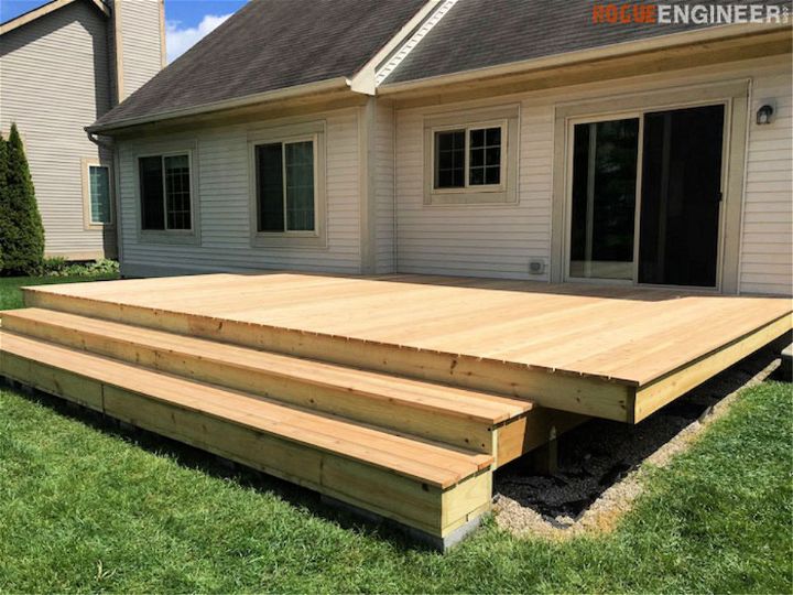 Floating Deck with Steps