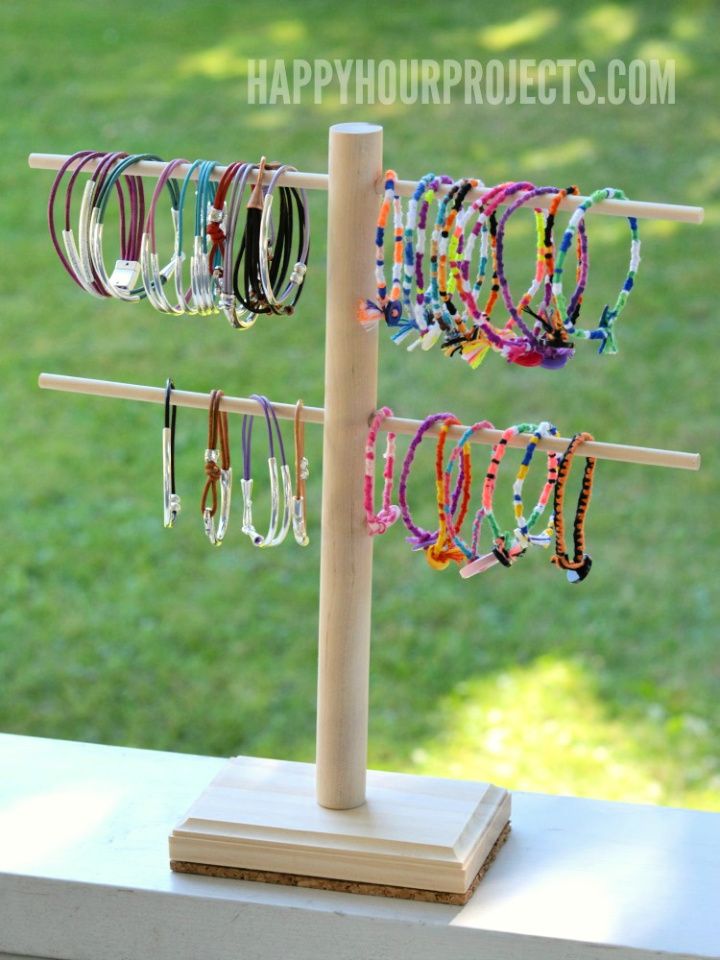 Inexpensive DIY Jewelry Display Stand