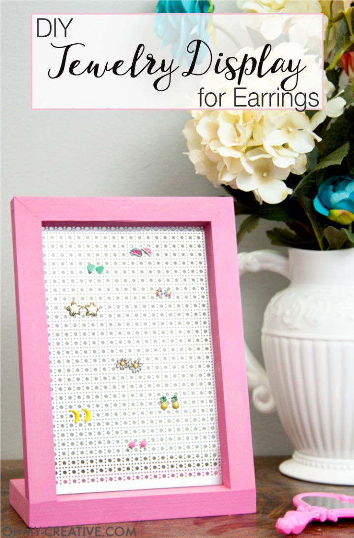 Jewelry Display for Earrings on Budget