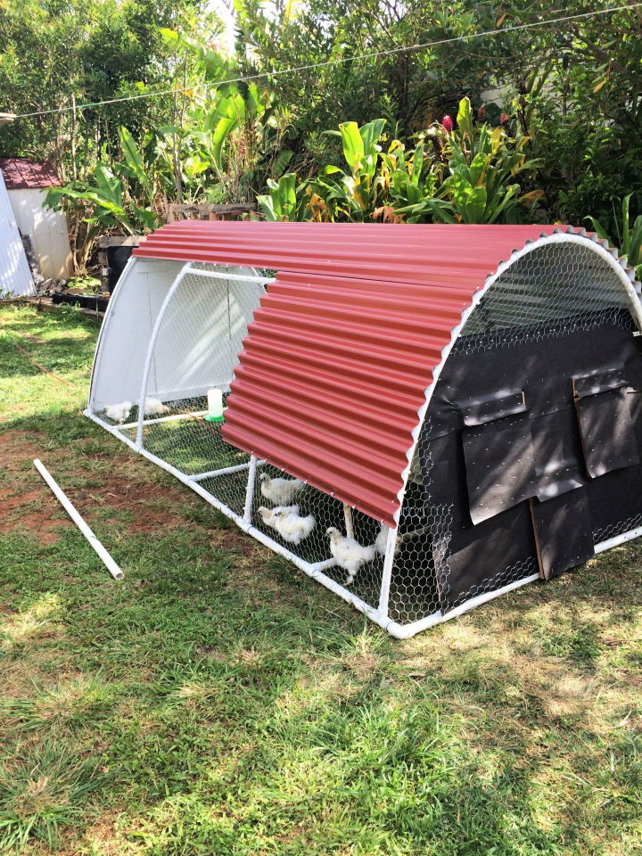 PVC Pipe Chicken Coop