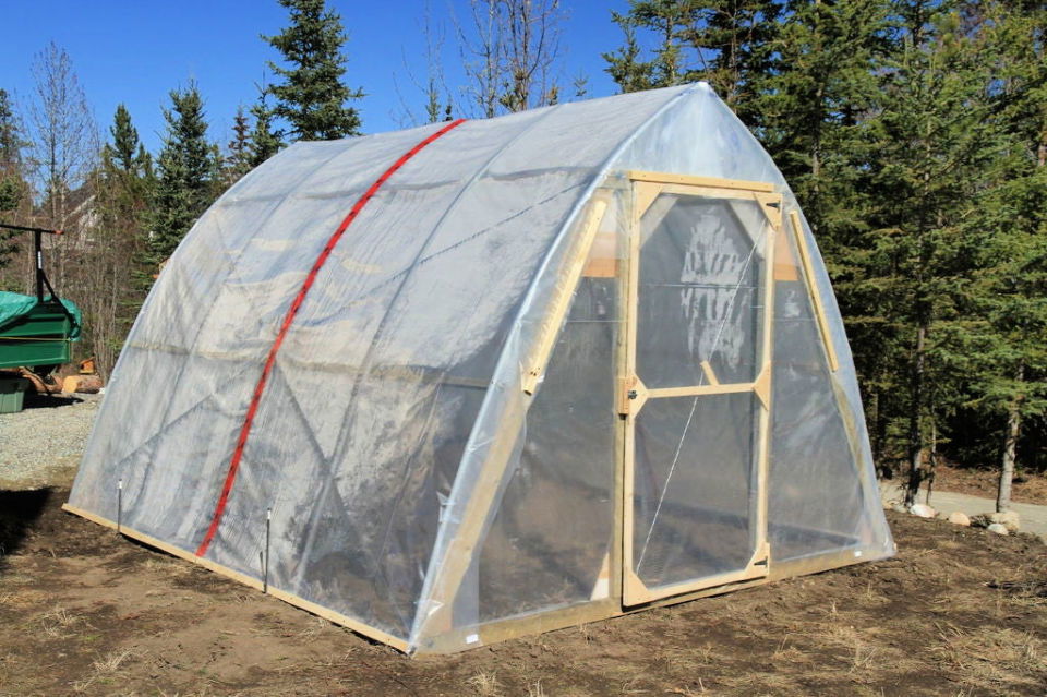 PVC Pipe Greenhouse for the North