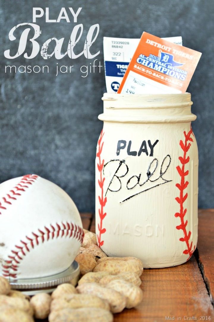 Play Ball Mason Jar Teacher Gift