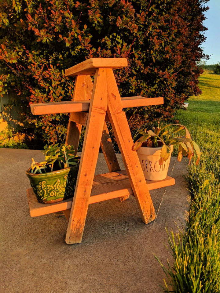 Tiny Ladder Planter Stand