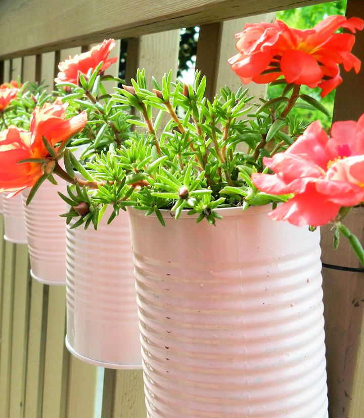 Vertical Tin Can Planters