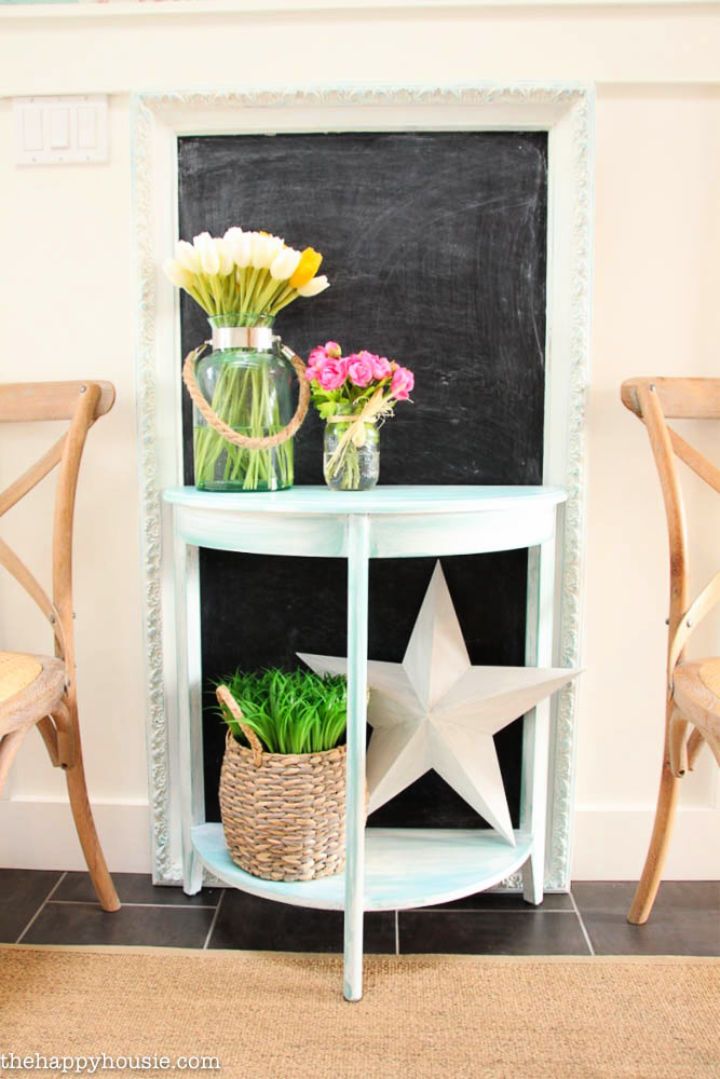 Chalk Painted Entry Table