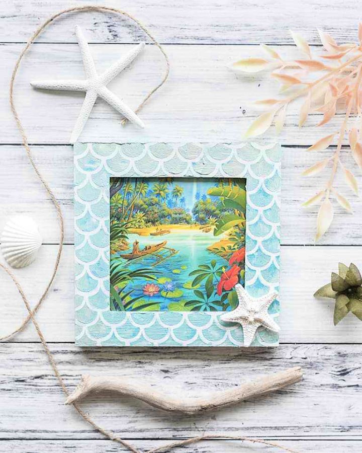 How to Make a Mermaid Picture Frame
