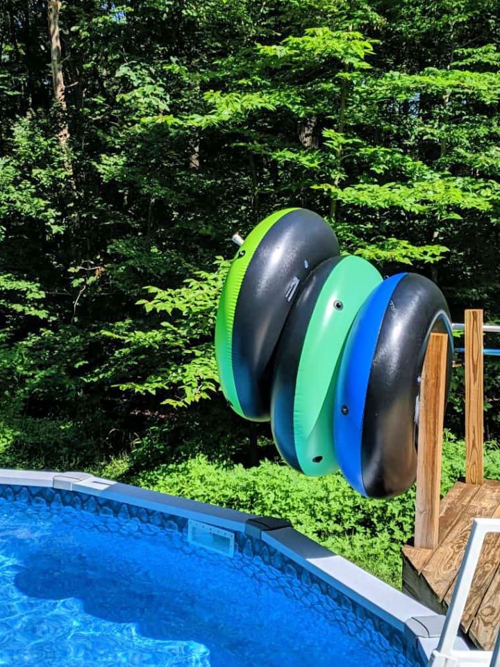 Pool Float Storage with PVC Pipes
