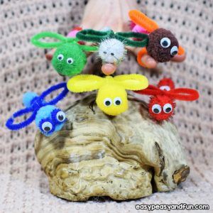 Bug Pipe Cleaner Craft For Kids 300x300 