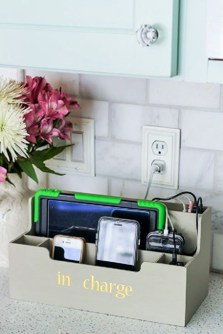 Desk Organizer to a Charging Station