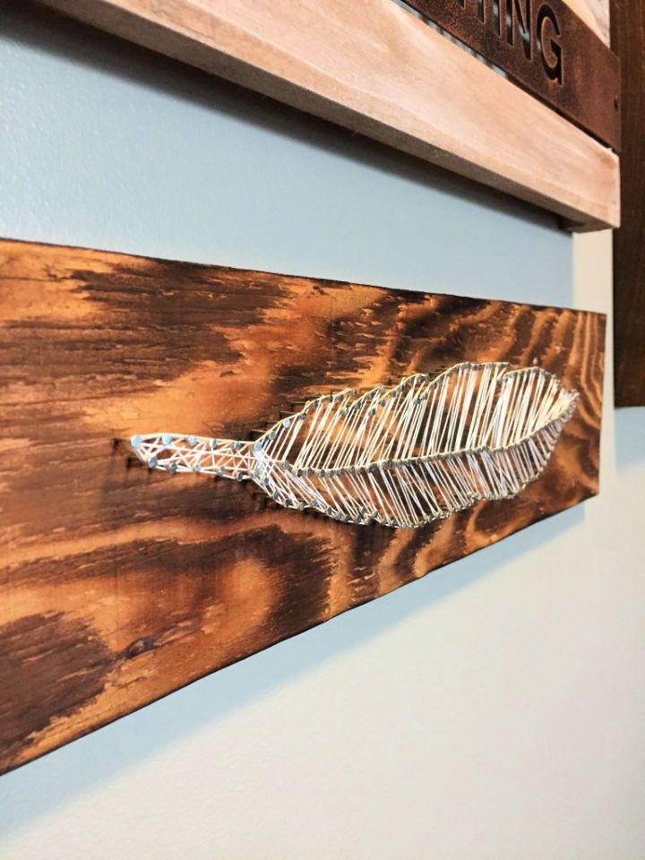 Feather String Art 1