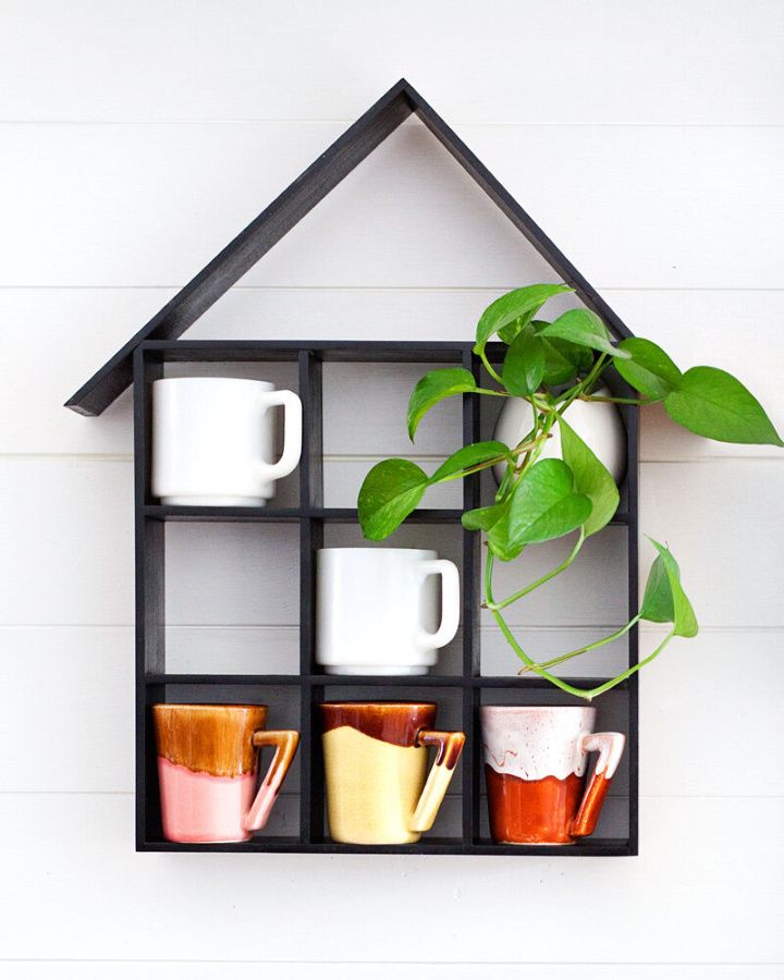 House Shaped Cup Shelf