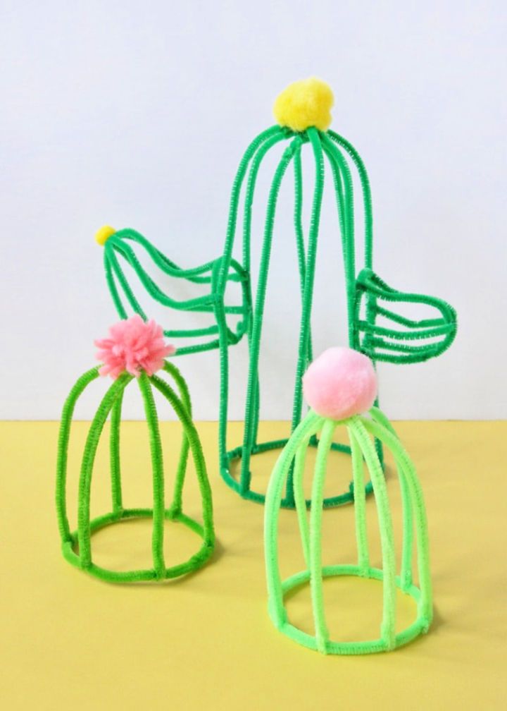 Make Your Own Pipe Cleaner Cacti