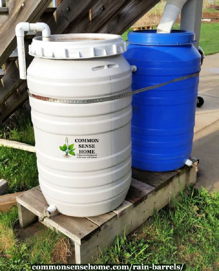 Rain Barrel for Rainwater Collection