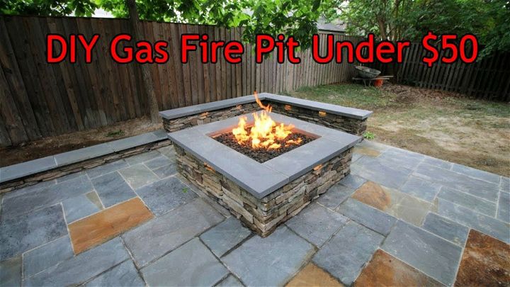 $50 Gas Fire Pit Tutorial