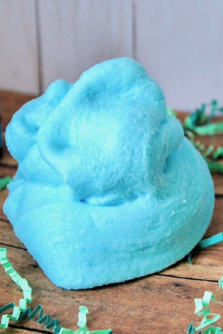 Blue Cotton Candy Cloud Slime