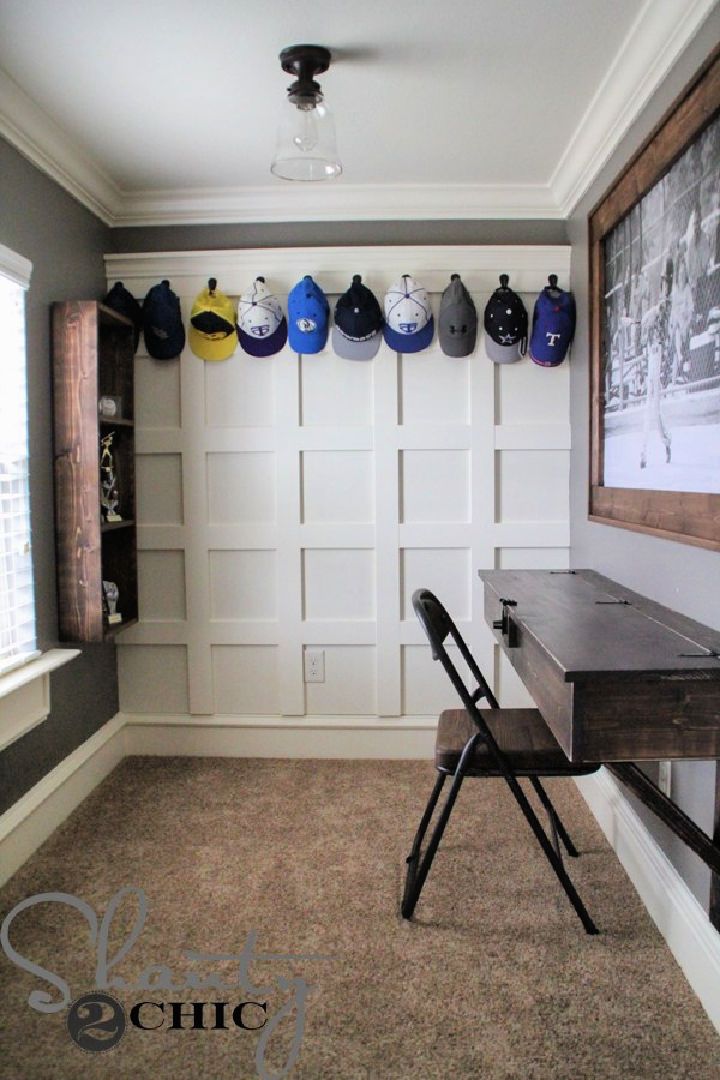 Build Your Own Board and Batten Hat Rack