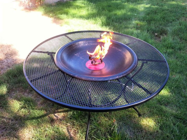 DIY Fire Pit Table