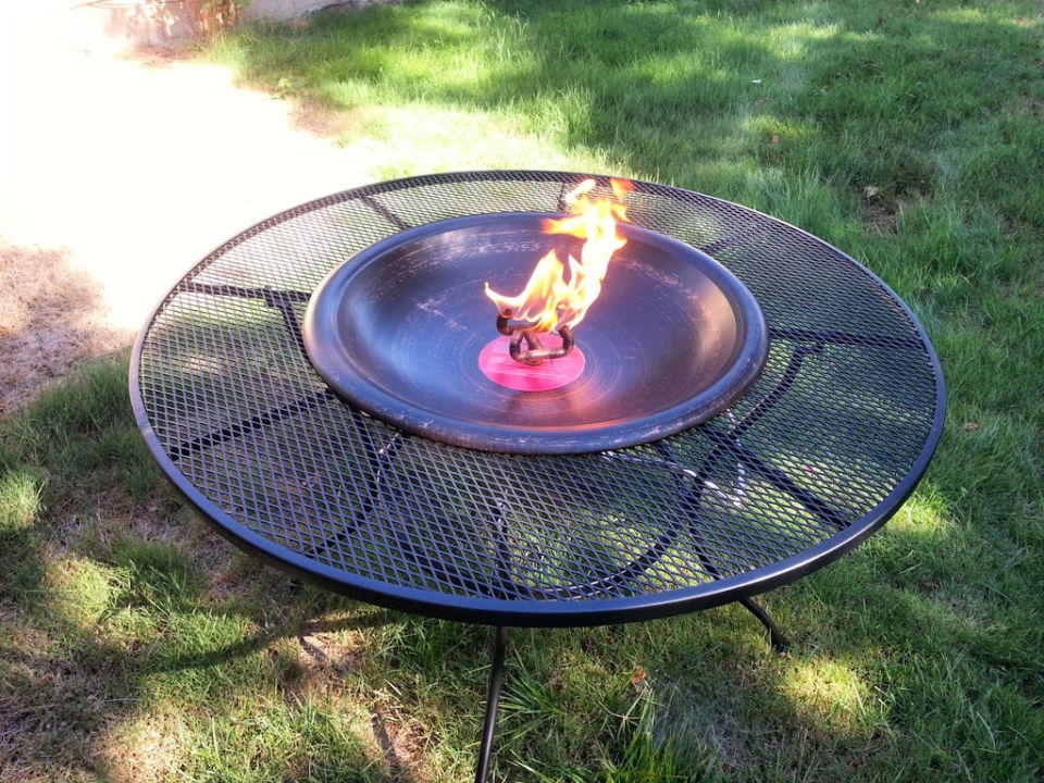 DIY Fire Pit Table