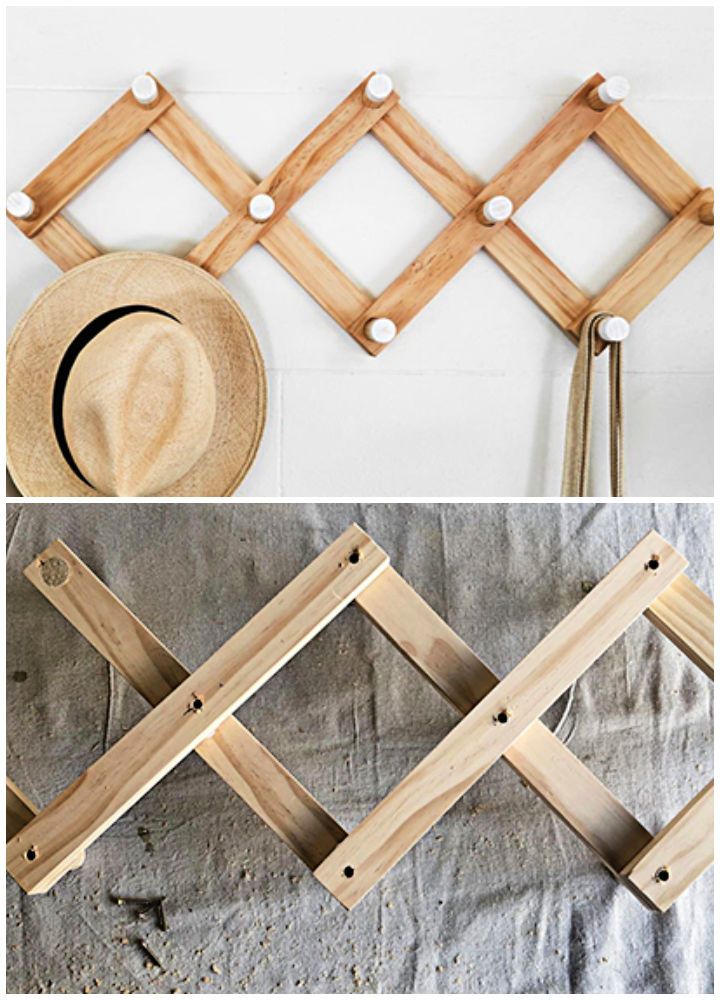 How to Build a Wooden Hat Rack