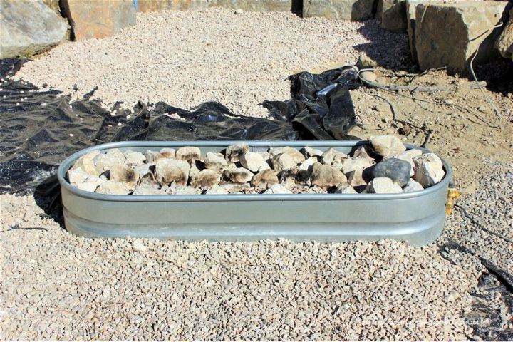 Galvanized Tank to Gas Fire Pit