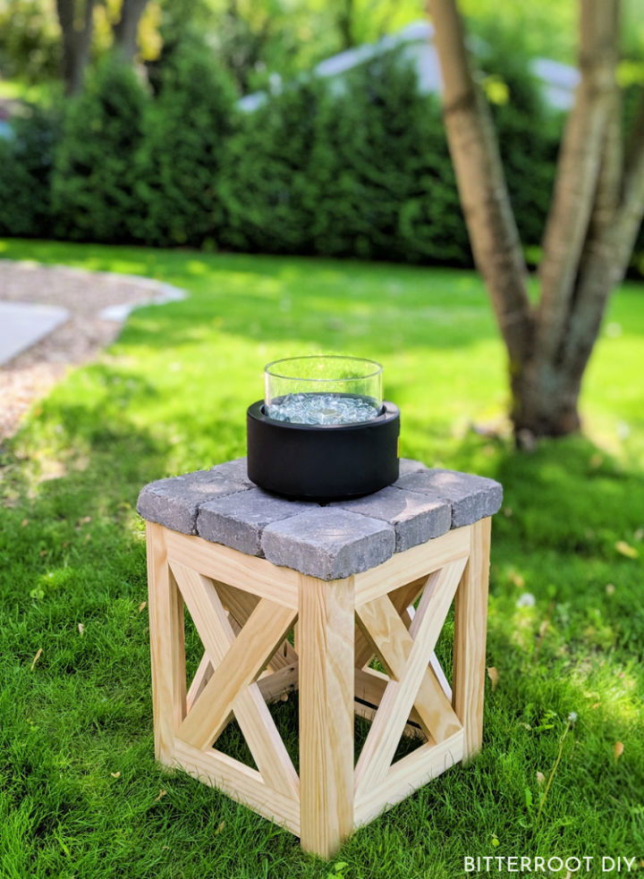 Handmade Gas Fire Pit Table