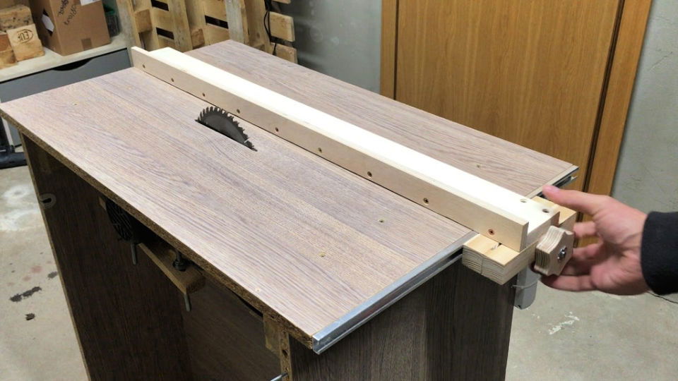 Homemade Table Saw Fence