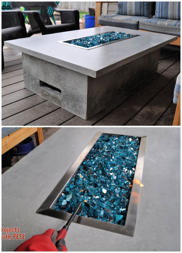 Homemade Outdoor Gas Fire Pit
