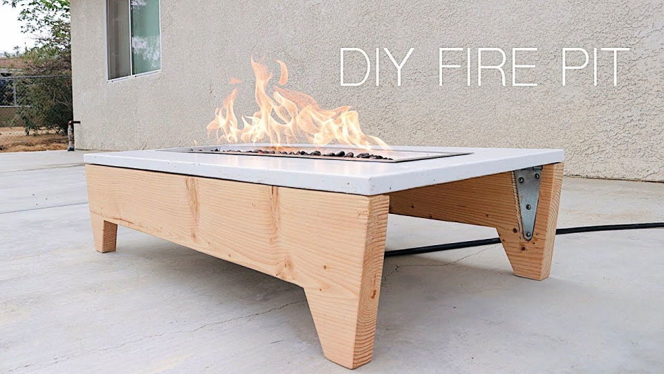 Portable DIY Gas Fire Pit