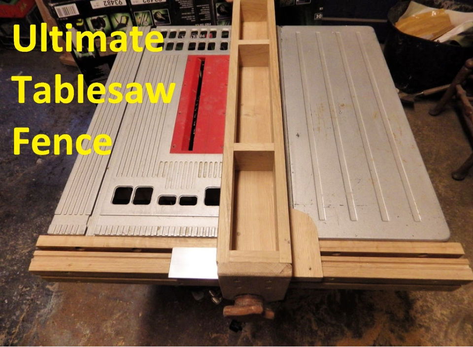 Table Saw Fence Plan