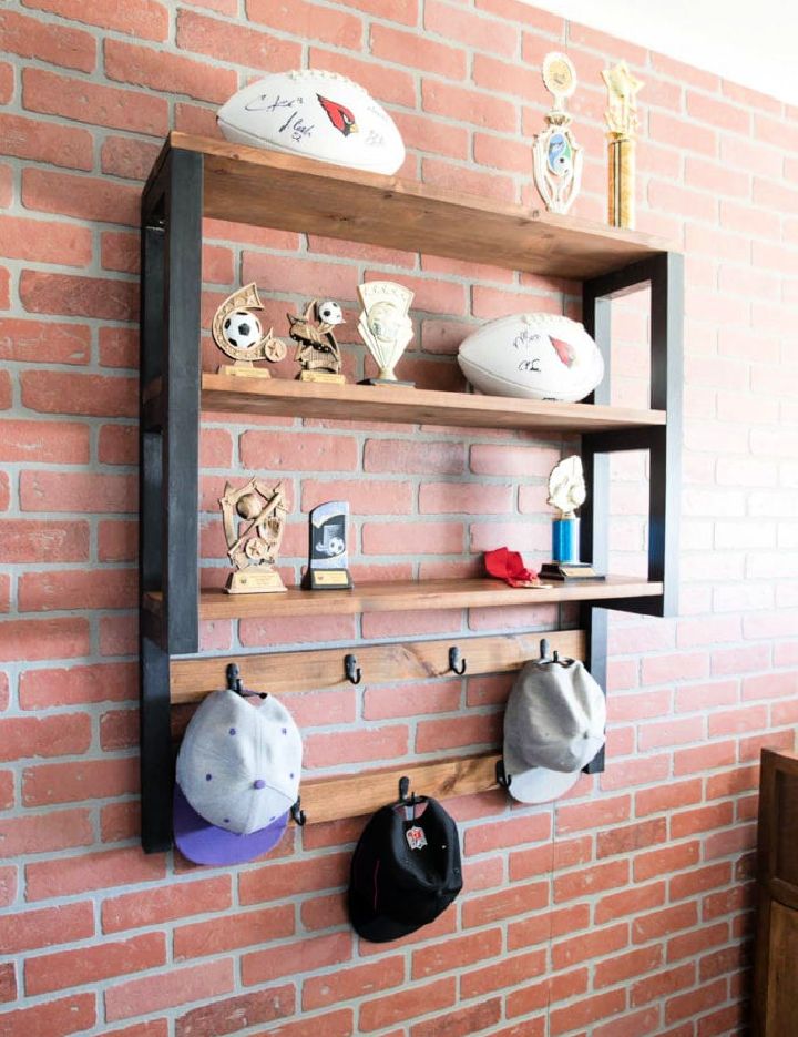 Create a Trophy Shelf and Hat Rack