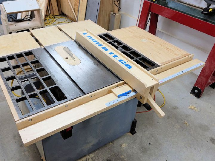 Wooden Table Saw Fence