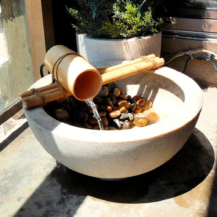 Make Your Own Bamboo Water Feature