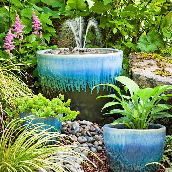 Cool DIY Garden Water Fountain
