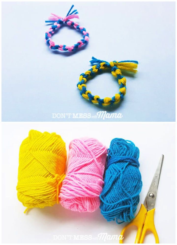 Friendship Bracelet With Step by Step Instructions