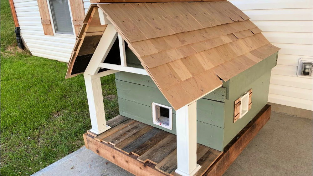 Cat house diy outlet outdoor