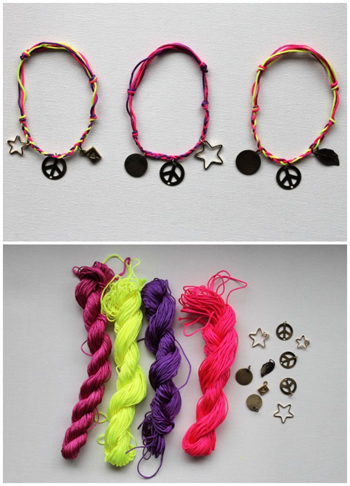 How to Make a Knotted Charm Bracelet